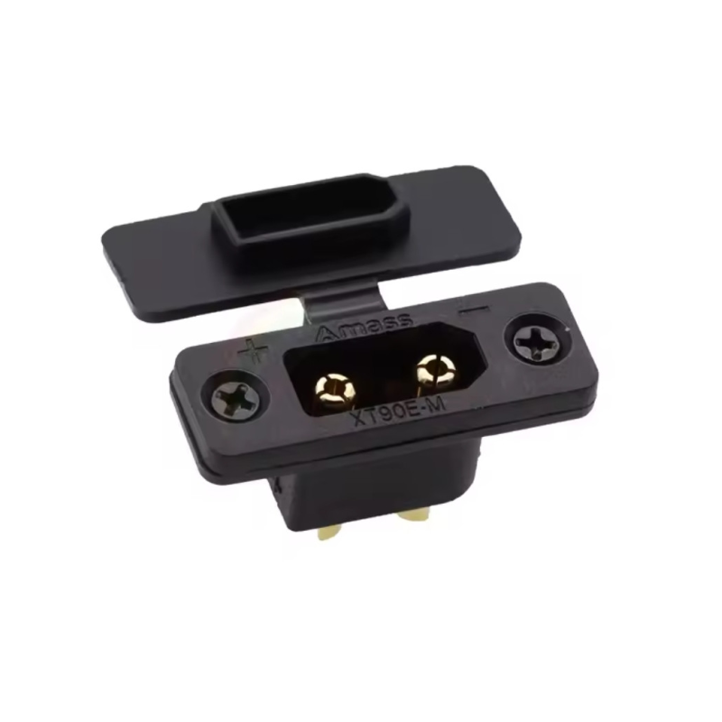 XT90E-M роз“єм живлення конектор чорний Amass + cover XT90E-M роз“єм живлення конектор чорний Amass + cover