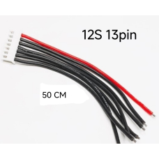 JST-XH 12S Балансир 50см з кабелем 22 AWG силікон
