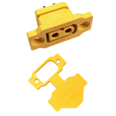 XT60E-F роз“єм конектор жовтий Amass + cover