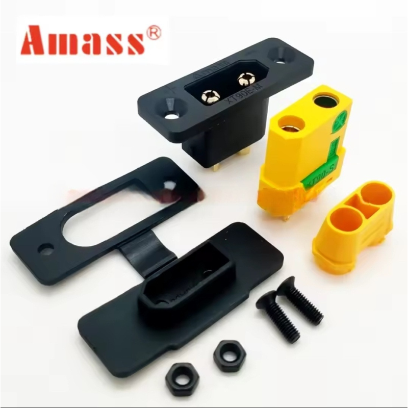 XT90E-M + XT90S-F  роз“єм живлення конектор чорний Amass