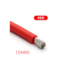 Кабель дріт 12 AWG червоний 1 метр