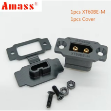 XT60BE-M роз“єм конектор чорний Amass+Cover