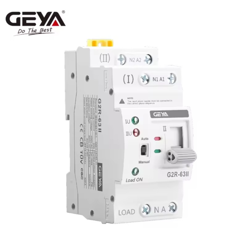 АВР Geya (Автомат введення резерву)ATS 2P 63А 220В перемикач GEYA G2R-63II